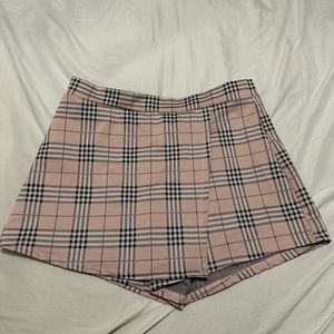 Women’s Plaid Print Skort
